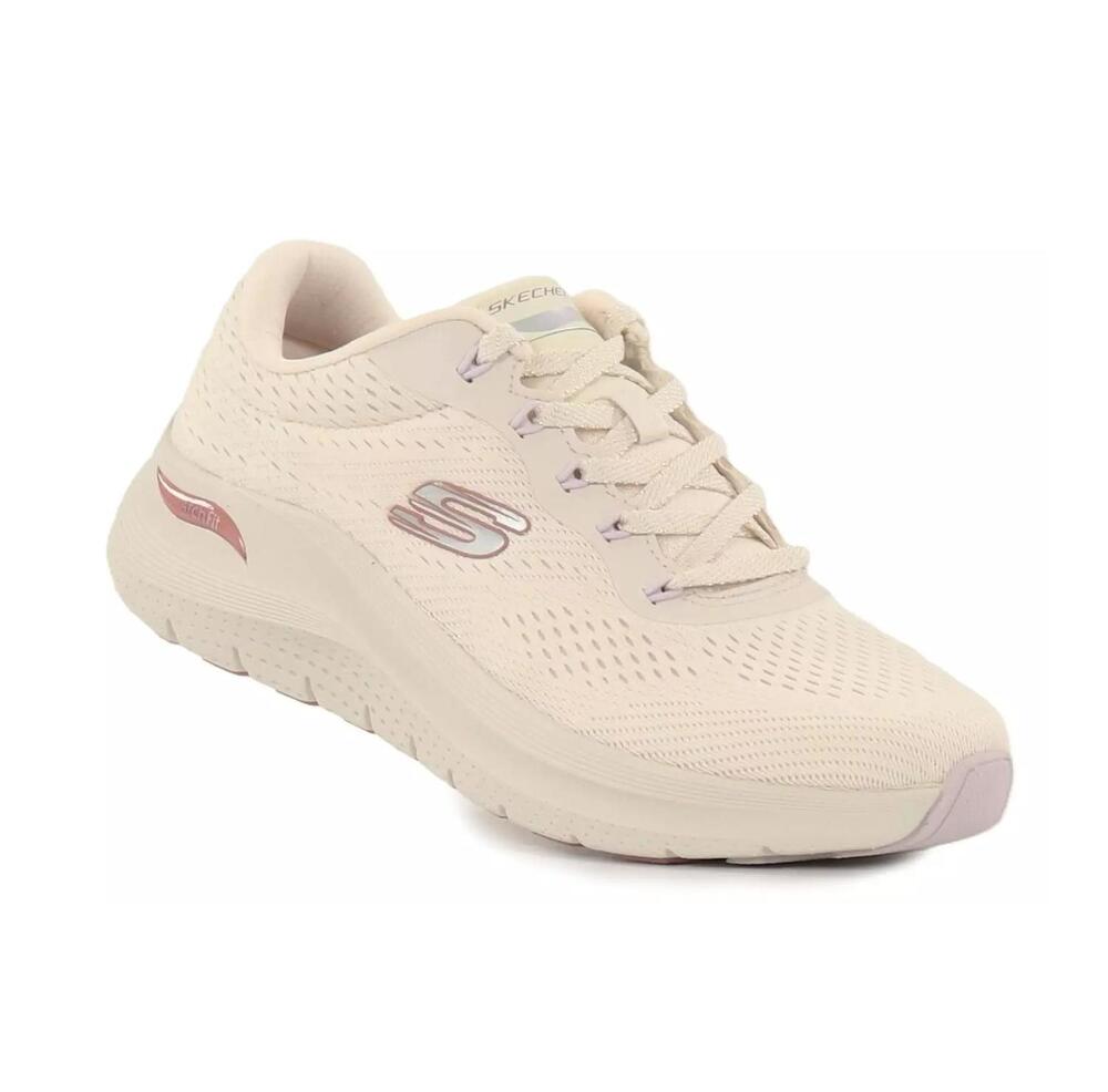 NEW SKECHERS women's arch fit 2.0 big league running shoes in natural/multi